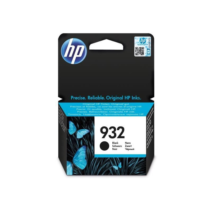 HP 932 Cartouche d'encre noire authentique (CN057AE) pour HP OfficeJet 6100/6600/6700/7100/7510/7610