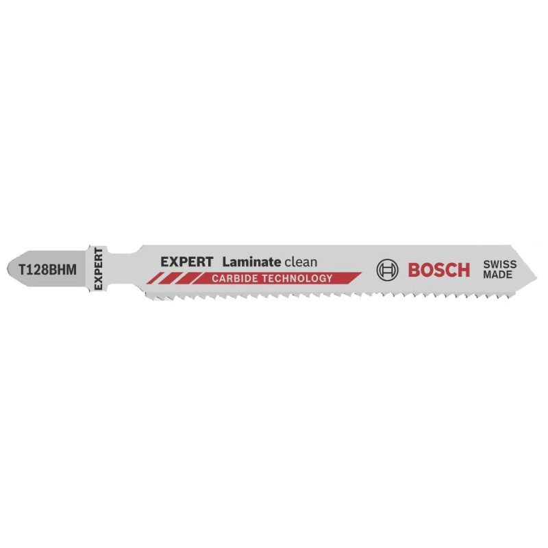 Lames de scie sauteuse Expert Laminate clean T128 BHM pack de 3 BOSCH 2608900542