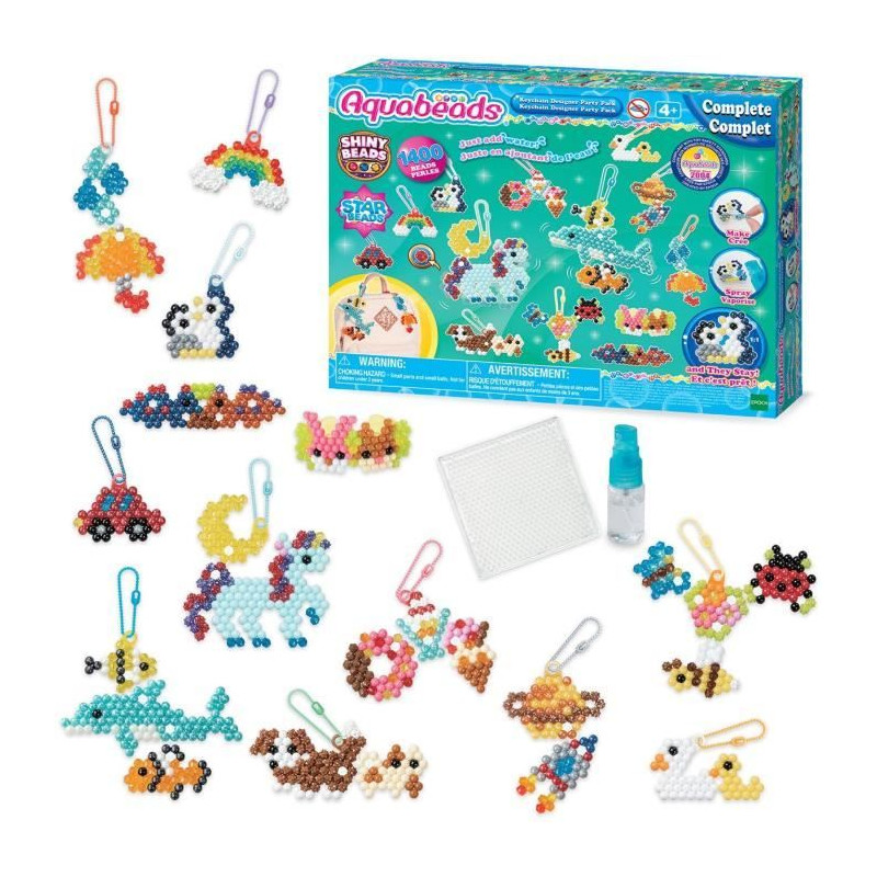 Coffret création - AQUABEADS 35025 - Mes porte-clés et suspensions