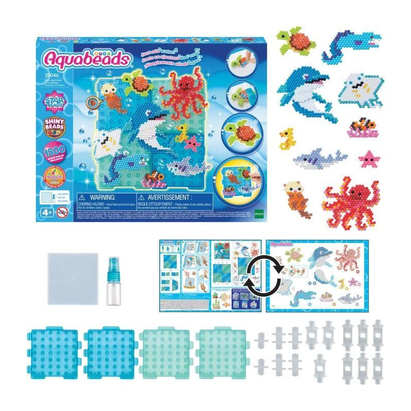 Coffret création - AQUABEADS 35046 - La vie aquatique