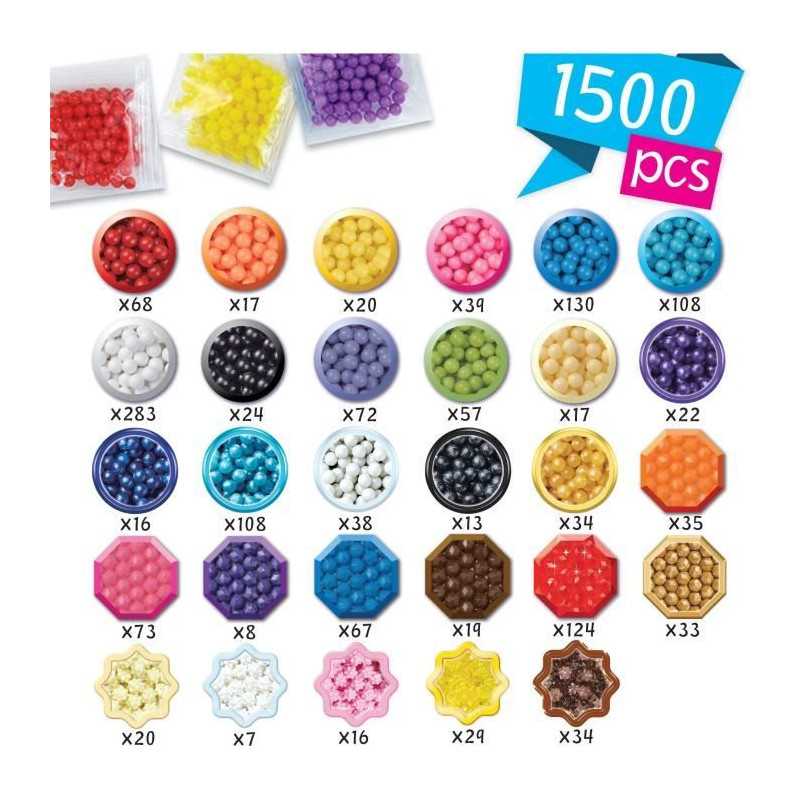 Coffret création - AQUABEADS 35046 - La vie aquatique