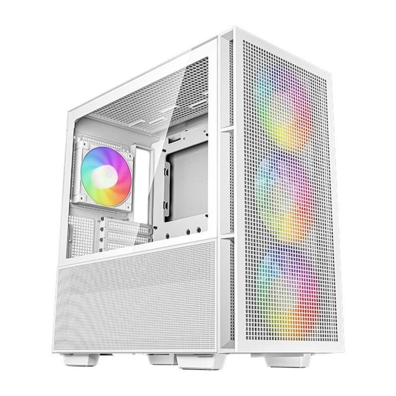 Boitier PC sans alimentation - DEEPCOOL CH560 (Blanc) - Moyen tour - Format E-ATX