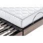 Ensemble matelas+sommier relaxation électrique COMFORT - 2x90x200 cm - Matelas mousse - DEKO DREAM Samba