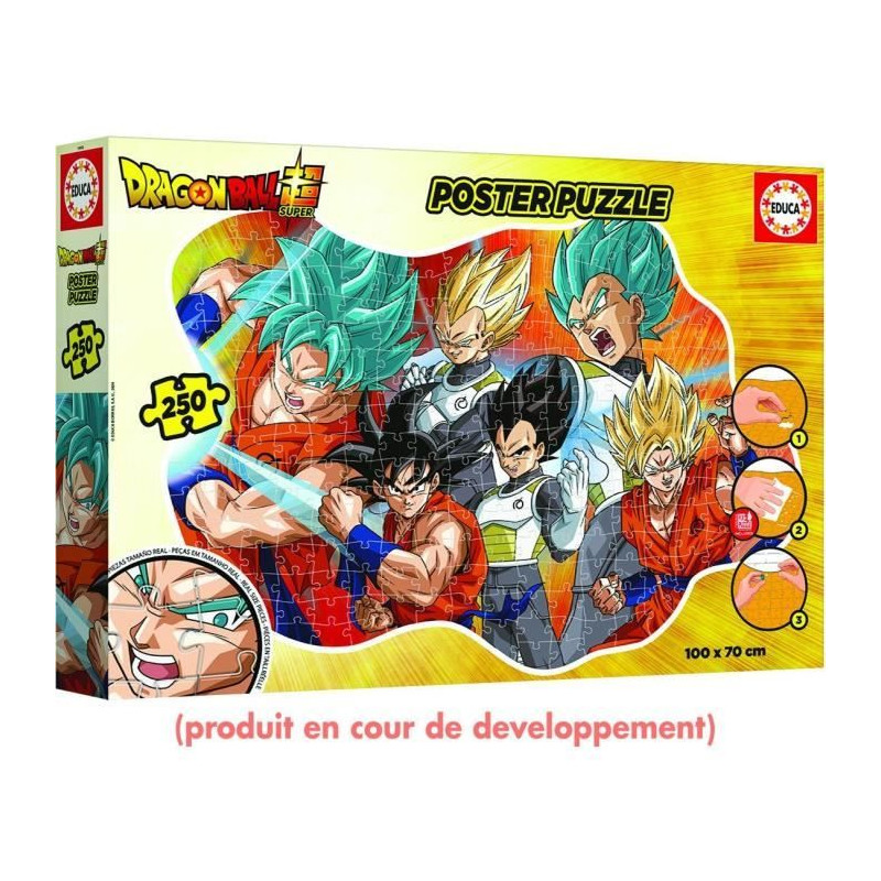 Puzzle - EDUCA - 250 Poster Puzzle Dragon Ball