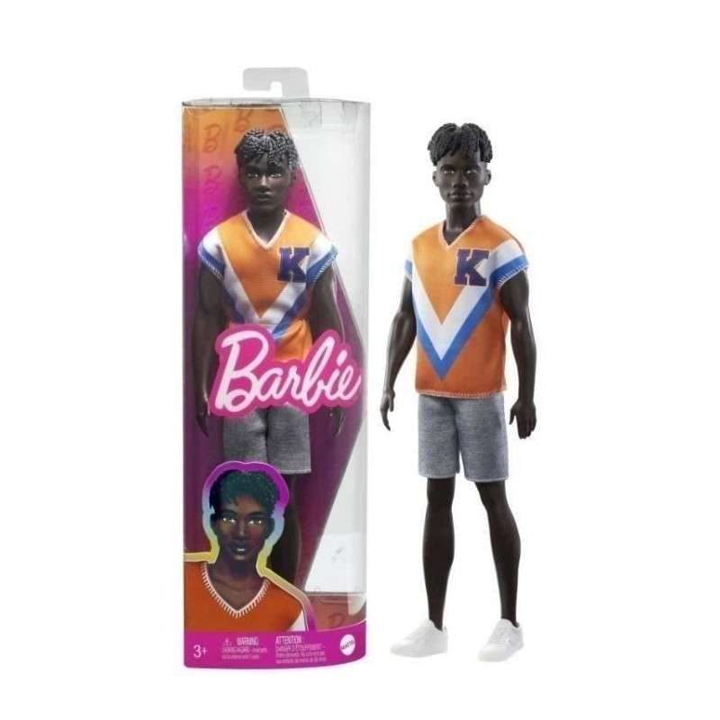 Poupée Mannequin Barbie Ken Fashionistas Tenue de sport - 3 ans et + - BARBIE - HPF79