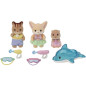 SYLVANIAN FAMILIES 5749 - Le trio des bébés a la piscine