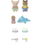 SYLVANIAN FAMILIES 5749 - Le trio des bébés a la piscine