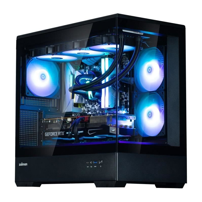 Boitier PC sans alimentation - ZALMAN P30 (Noir) - Moyen tour - Format M-ATX