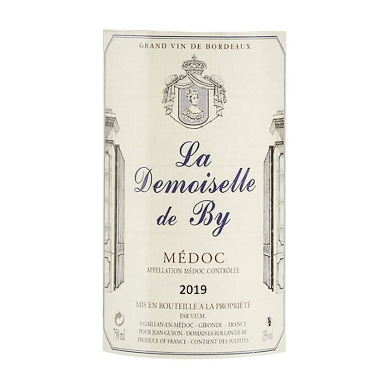 La Demoiselle de By 2019 Médoc - Vin rouge de Bordeaux