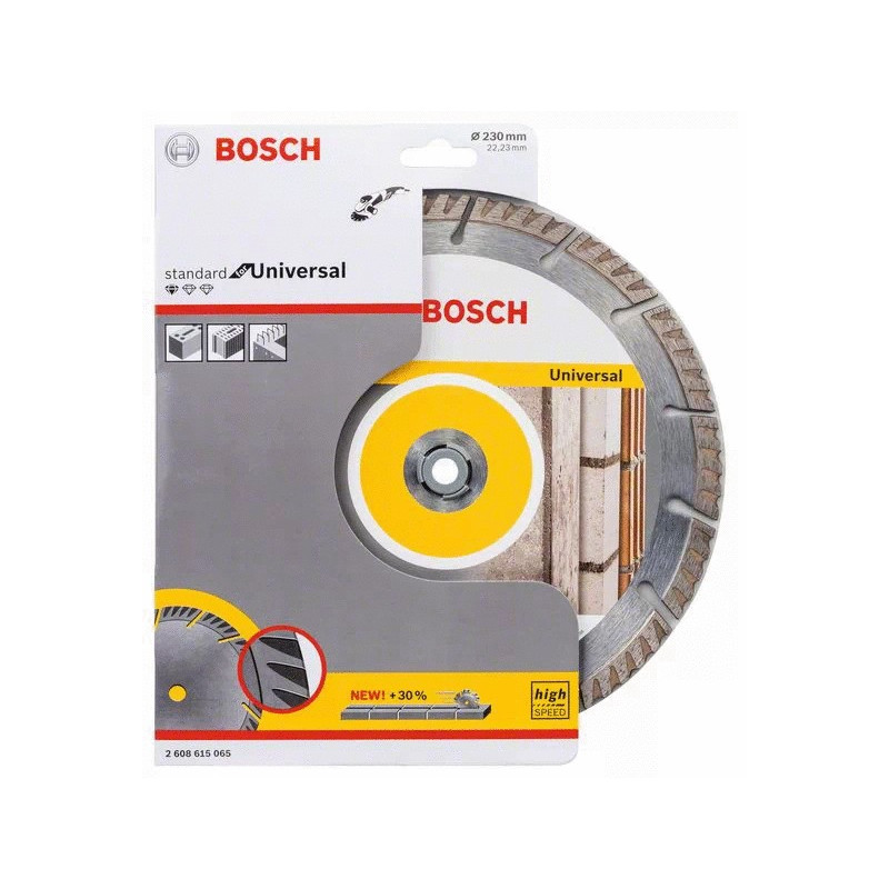 Disque 230x22,23x2,3x10mm diamant pour béton BOSCH 2608615065