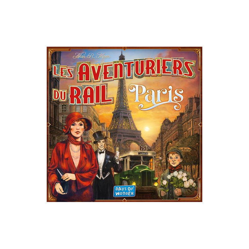 Jeu de stratégie Asmodee Les Aventuriers du Rail Paris