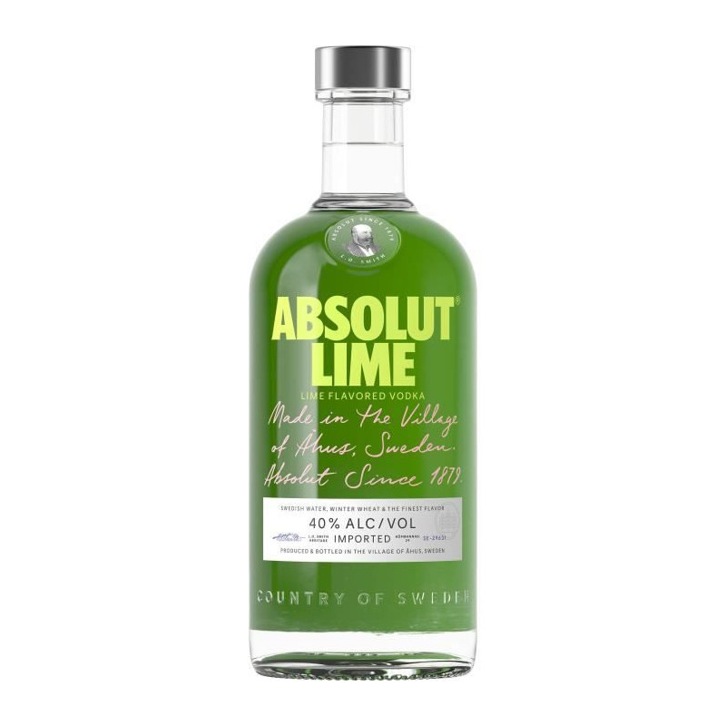 Absolut Lime - Vodka aromatisée - 40% - 70 cl