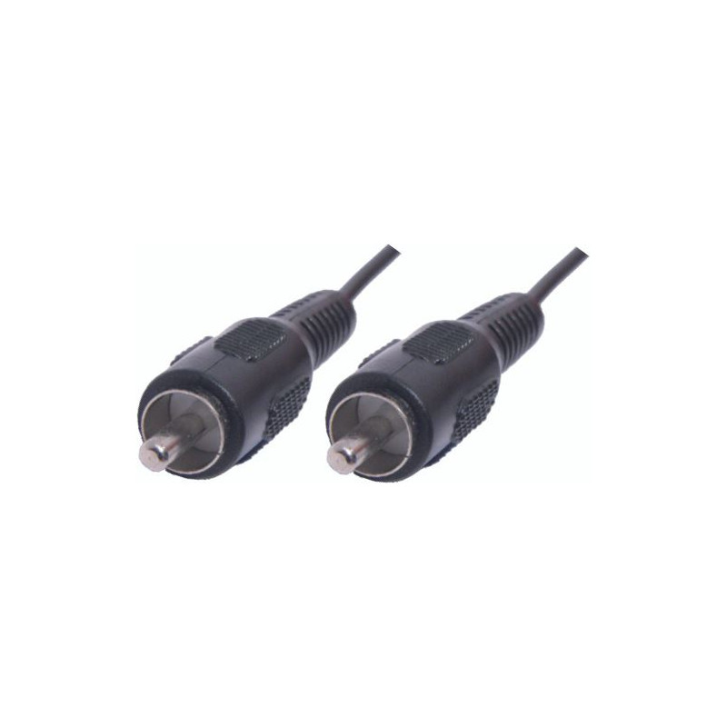 Câble coaxial RCA Erard Audio vidéo 1,5 m Noir