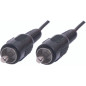 Câble coaxial RCA Erard Audio vidéo 1,5 m Noir