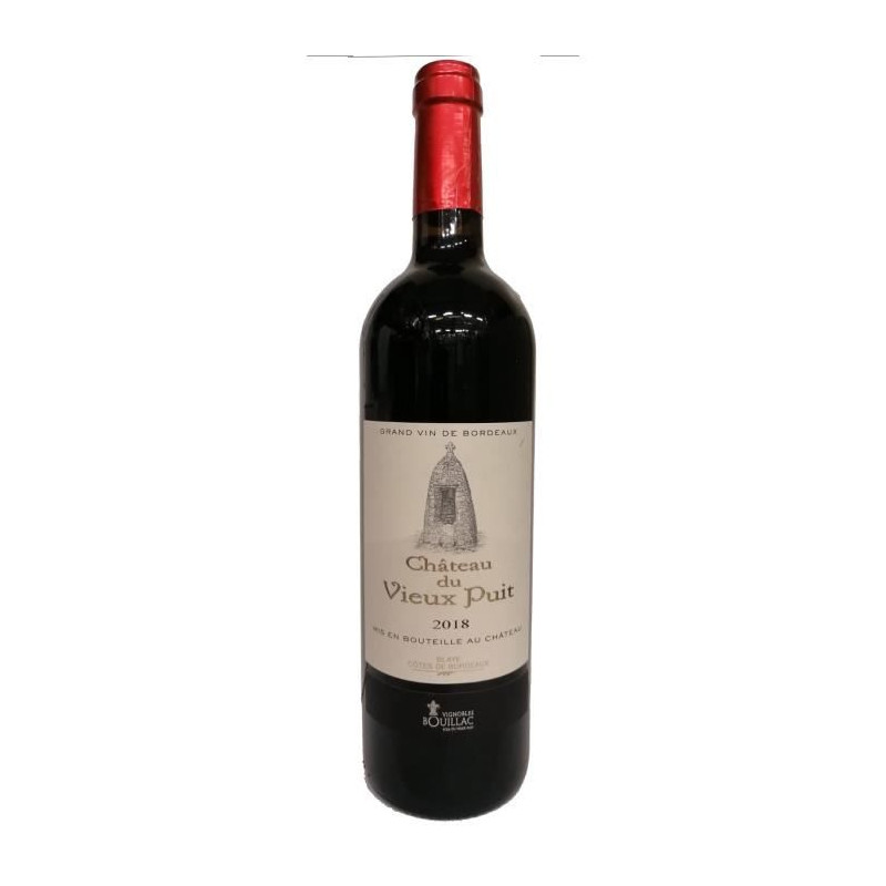 Château du Vieux Puit 2018 Blaye Côtes de Bordeaux - Vin rouge de Bordeaux