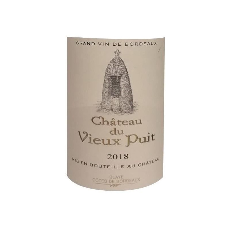 Château du Vieux Puit 2018 Blaye Côtes de Bordeaux - Vin rouge de Bordeaux