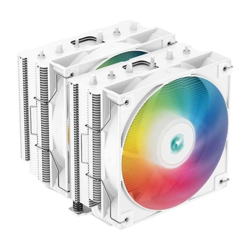 DEEPCOOL Gammaxx AG620 ARGB (Blanc) - Ventirad CPU A-RGB - 2x120mm