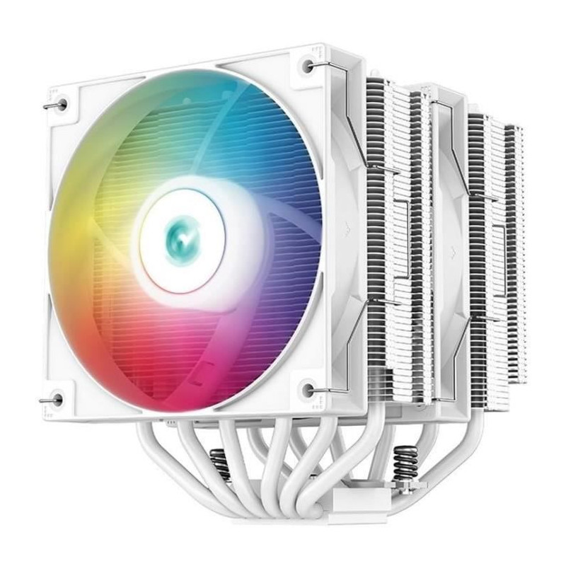 DEEPCOOL Gammaxx AG620 ARGB (Blanc) - Ventirad CPU A-RGB - 2x120mm