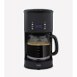 Cafetiere programmable - HKoeNIG - MG32 - 1,5 L (12 tasses) - 1000 W - Ecran LCD - Maintien au chaud - Noir et acier inoxydable