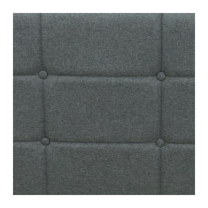 Lit adulte VERA 160 x 200 cm - 4 tiroirs - Sommier inclus - Gris foncé