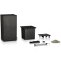 Pot de fleur LECHUZA Canto Stone Colonne 40 - kit complet, noir graphite