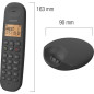 Téléphone fixe sans fil - LOGICOM - DECT ILOA 350 TRIO - Noir - Sans répondeur