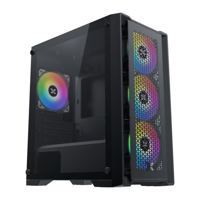 Boitier PC sans alimentation - XIGMATEK Lux M (noir) - Mini tour - Format Micro-ATX