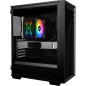 Boitier PC sans alimentation - XIGMATEK Lux G (noir) - Moyen tour - Format ATX