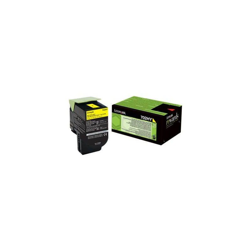 Lexmark Cartridge 702HY Yellow Gelb (70C2HY0)