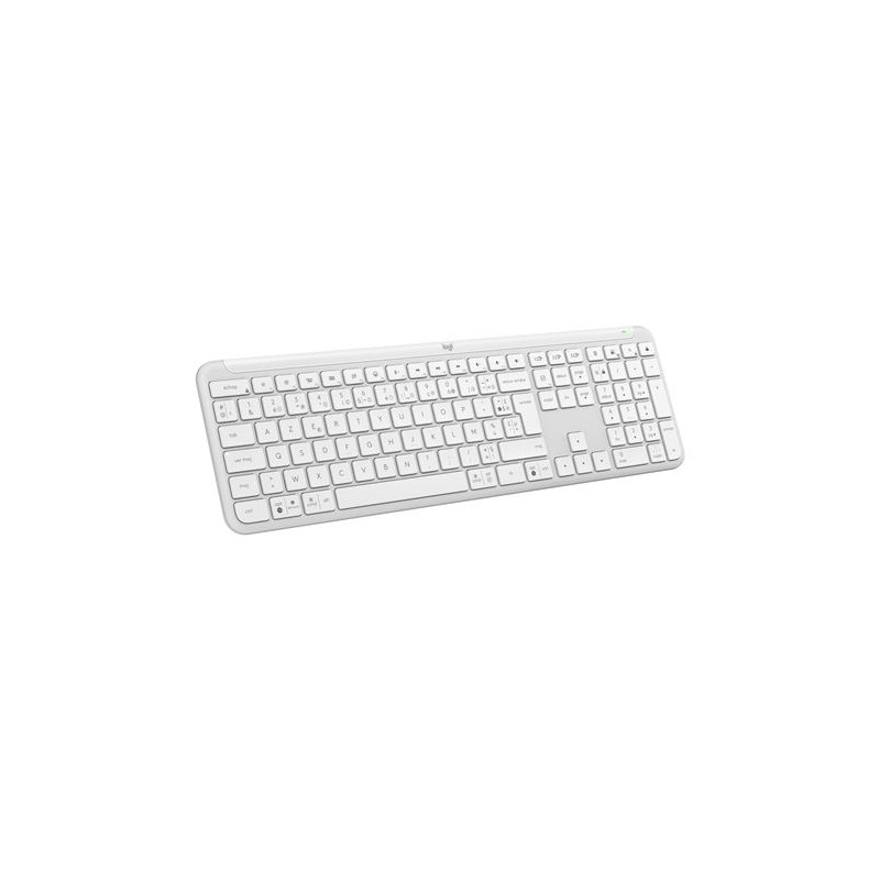 Clavier sans fil Azerty Logitech K950 Signature Slim Blanc cassé