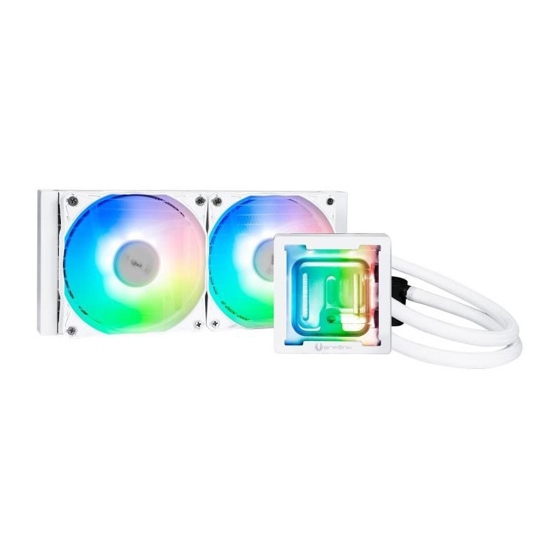 BITFENIX Cube AIO 240 (blanc) - Watercooling AIO - 2x120mm