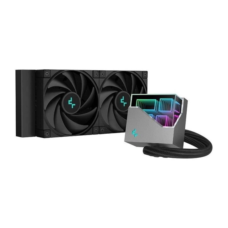 DEEPCOOL LT520 (Noir) - Watercooling AIO - 2x120mm