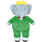 Peluche - JEMINI - Peluche Éléphant Babar +/- 40 cm - En peluche douce - Idéale pour créer des histoires et décorer la cham