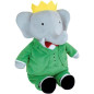 Peluche - JEMINI - Peluche Éléphant Babar +/- 40 cm - En peluche douce - Idéale pour créer des histoires et décorer la cham