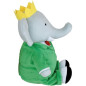 Peluche - JEMINI - Peluche Éléphant Babar +/- 40 cm - En peluche douce - Idéale pour créer des histoires et décorer la cham