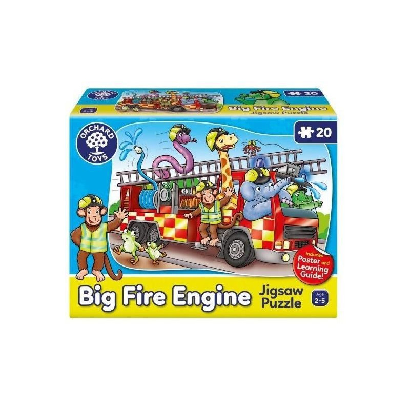 Big Fire Engine - Puzzle - ORCHARD - 20 p