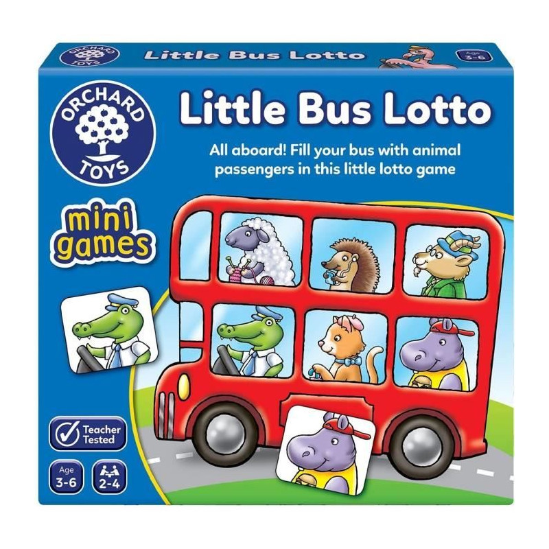 Orchard Toys Little Bus Lotto - Jeu de loterie - ORCHARD