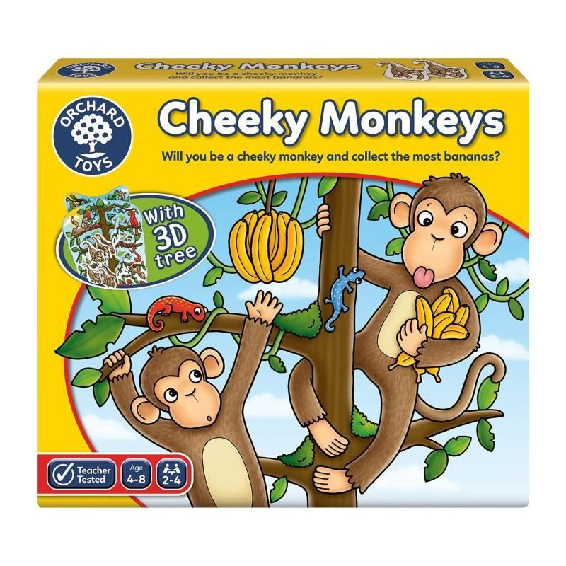 Orchard Toys Cheeky Monkeys a Luck Game