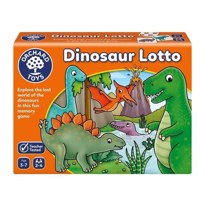 Orchard Toys Dinosaur Lotto Childrens Game, Multi, One Size