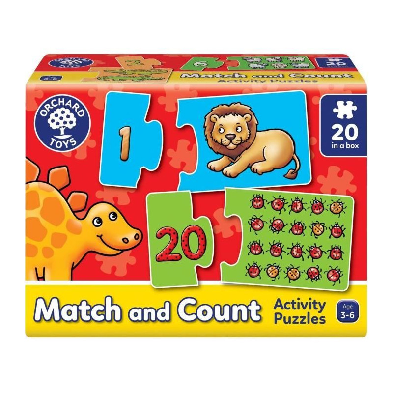 Puzzle astucieux - ORCHARD - Faire correspondre et compter