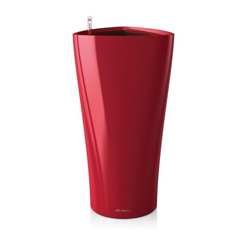 Pot de fleur Delta Premium 40 - LEC - Rouge - Plastique - Avec réserve d'eau