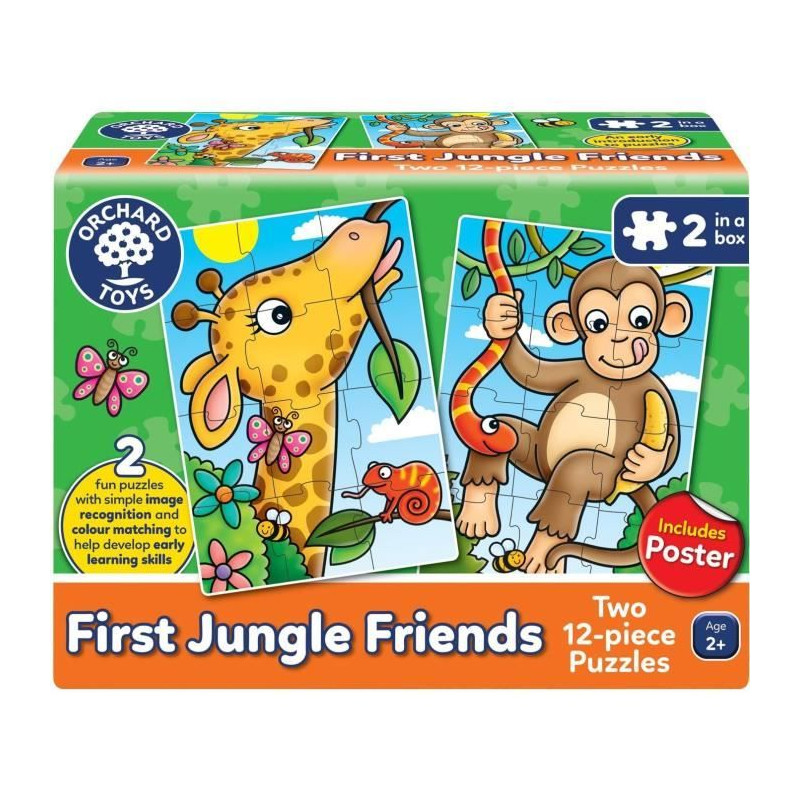 Les amis de la jungle - Puzzle - ORCHARD