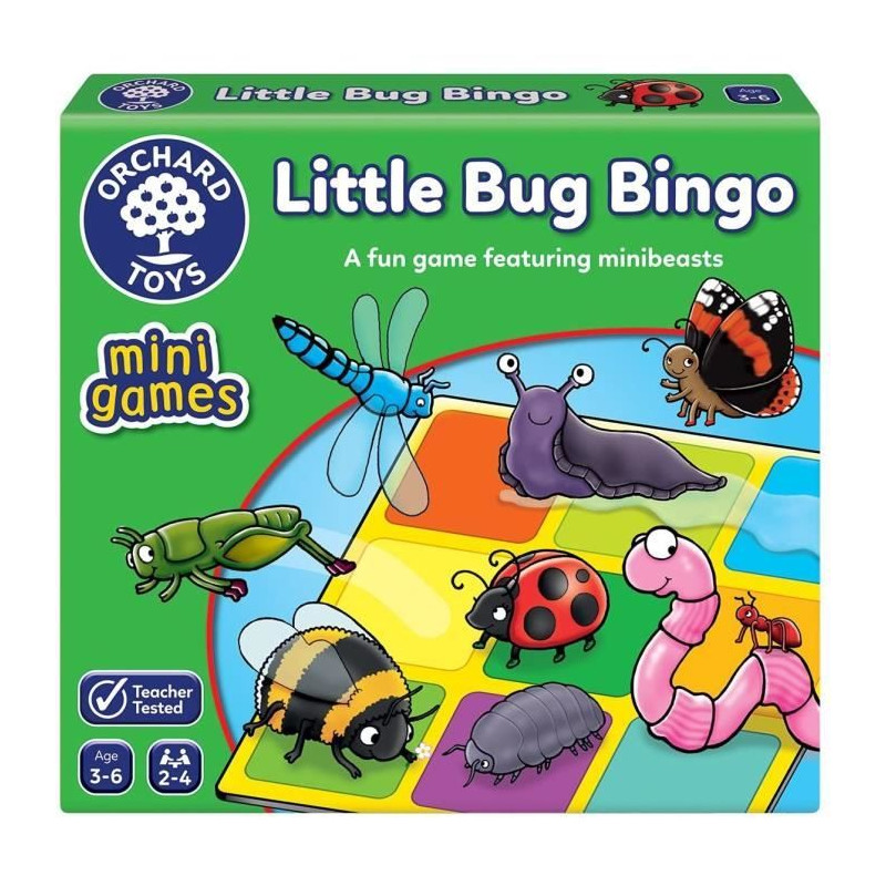 Little Bug Bingo - Jeu de bingo - ORCHARD - 3 a 6 ans