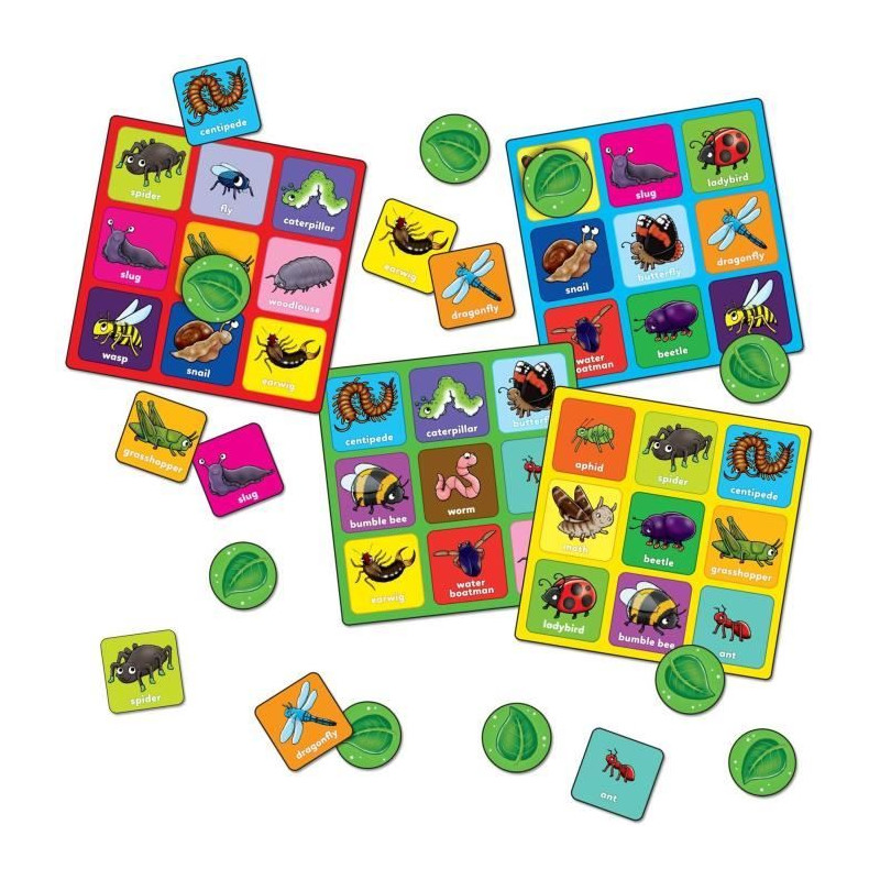 Little Bug Bingo - Jeu de bingo - ORCHARD - 3 a 6 ans