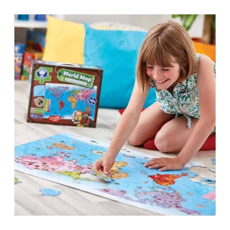 Carte du monde - Puzzle - ORCHARD