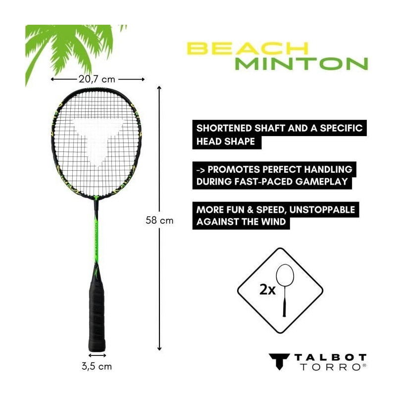 Set de beachminton - SCHILDKRÖT