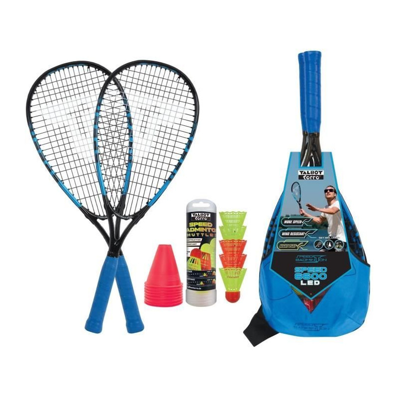 Set de Speedbadminton - SCHILDKRÖT - Set SPEED 6600 LED