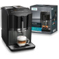 Machine a espresso Auto SIEMENS EQ.300 TI355209RW - Inox foncé et noir lustré - 1300 W - 15 bars - 5 boissons