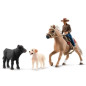 SCHLEICH - Aventures d'équitation Western - 42578 - Gamme Farm World