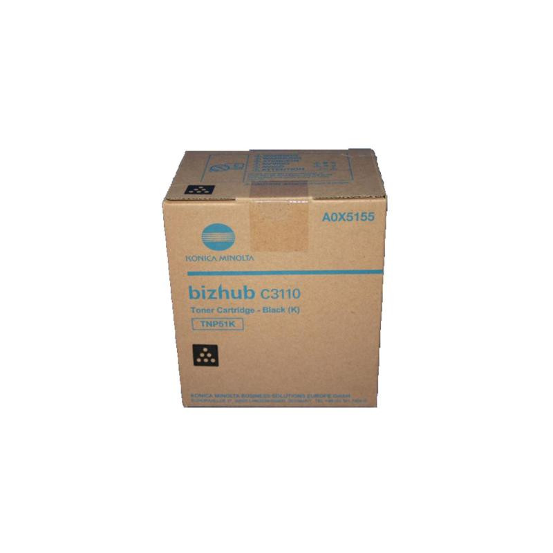 Konica-Minolta KonicaMinolta Toner TNP-51 TNP51 Black Schwarz (A0X5155)